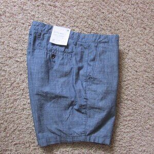 NWT Goodfellow 36 Flat Front Chino The Every Wear Shorts 7" Inseam Blue